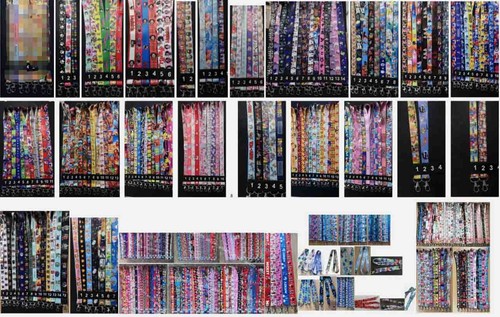 500 pezzi cinghie mix cartoni